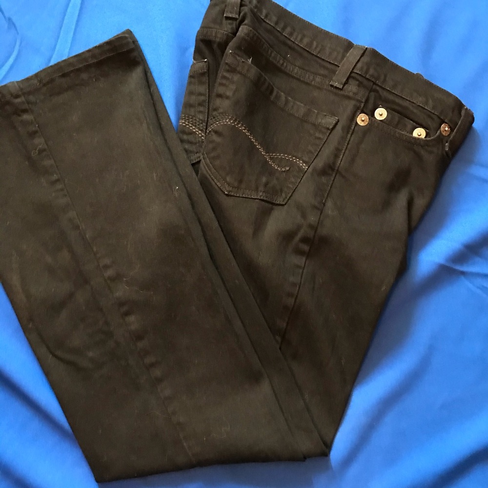 KAREN KANE BLACK DENIM JEANS